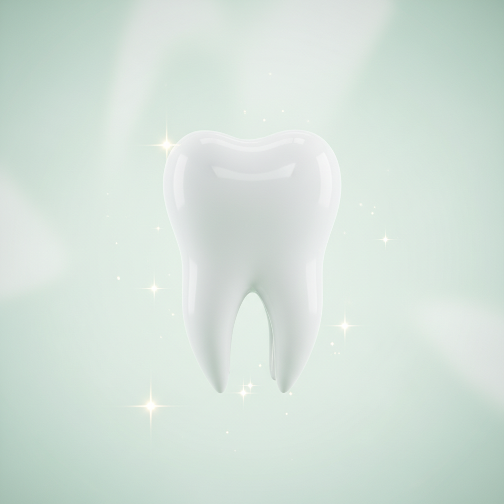 Healthy, bright smile