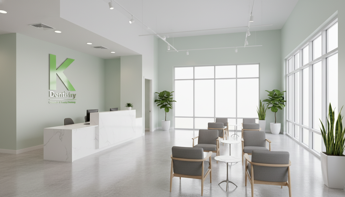 K Dentistry friendly reception area